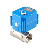 Zweiwege-Dreh-Minikombiventil Tork DN 20 mit elektrischem Antrieb 24 VAC/DC