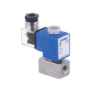Elektromagnetisches Edelstahlventil TORK T-SK 602.7 DN 10