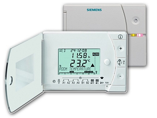 Drahtloser Thermostat Siemens REV 24 RFDC/SET