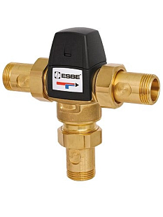 Thermostatisches Mischventil ESBE VTS 522 45-65 °C G 3/4" mit Adapter R 3/4"