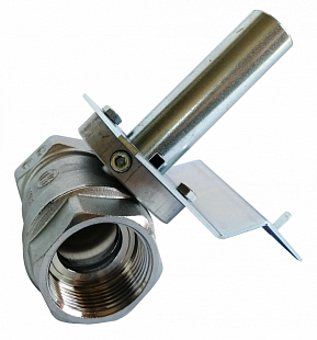 Kugelhahn Giacomini R250 DN 10 mit Adapter für Belimo LF, LM - Variante LM