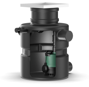 Hebeanlage mit Tauchpumpe Wilo DrainLift Box 32/11 (2521821)