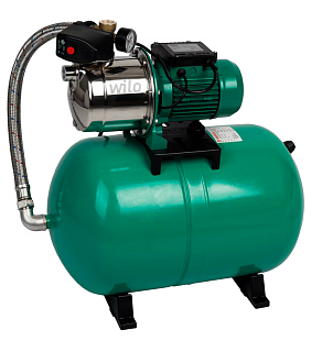 Selbstansaugende Hauswasseranlage mit Membrankessel Wilo HWJ 301 EM 20 l - M (2865900)
