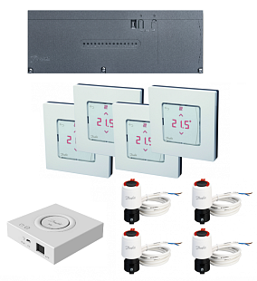 Danfoss Icon2 S-4 Set (für Unterputzdose)
