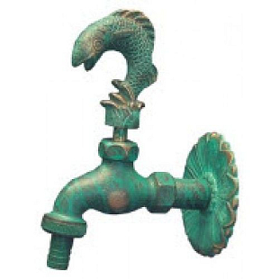 Nostalgisches Auslaufventil Fisch