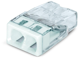 WAGO COMPACT Verbindungsklemmen 2-Leiter 100 Stück