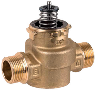 Eigenständiges Ventilgehäuse Honeywell VCZAP1000/U, zweifach, Innengewinde 1"