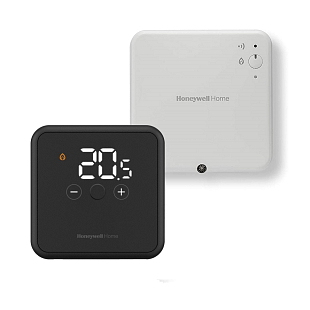 Kabelloses digitales Thermostat mit Modulation Honeywell DT4R, schwarz (YT43MRFBT32)