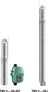 Mehrstufige Tauchpumpe Wilo Sub-TWU 3.03-08-HS-ECP-B (6079401)
