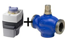 Regelventil mit Antrieb LDM RV111R 2311 DN32 + Siemens SAS61.53 (20670.11)