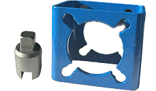 Adapter für Tork-Antriebe mit einem Abstand von 14x12 mm