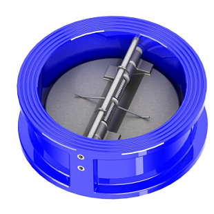 Doppelflügel-Rückschlagklappe Abo Valve S700, DN50