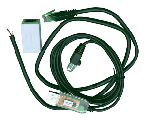 USB/RS485-Konverter LS Electric T485-LSLV, PC-Umrichter inklusive Kabel und Adapter