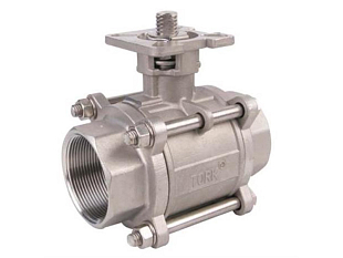 Edelstahl-Kugelhahn mit ISO-Flansch Tork KV903 DN 80