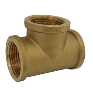 Messing-T-Stück "FFF" 700.1/2 DN15