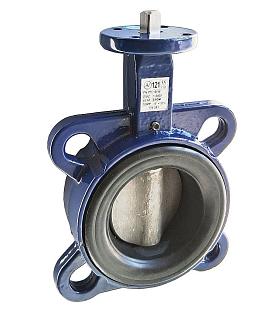 Zwischenflansch-Drosselklappe ohne Hebel TORK KV.W121.125 DN125 Scheibe 316SS