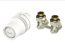 Thermostatkopf-Set Danfoss Redia M30x1.5 und Eckstück RLV-KB (015G5323)