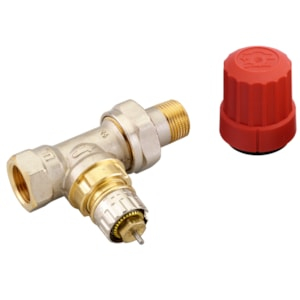 Danfoss Thermostat-Ventil RA-N 10, gerade, Rp 3/8” x R 3/8”, voreinstellbar (013G0012)
