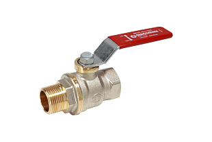 Kugelhahn mit Hebelgriff GIACOMINI R914L, Innen-/Außengewinde, 3/8" (R914LX022)