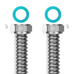 Rohr READY Merabell DN20 - G1" Länge 30 cm