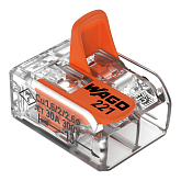 Verbindungsklemme WAGO COMPACT 2-Leiter 50 Stk. (221-612)