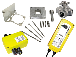 Schischek EXMAX-15.30-Y Einheit und Dreiwege-Kugelhahn T-KV904.25 (SCH25.102)