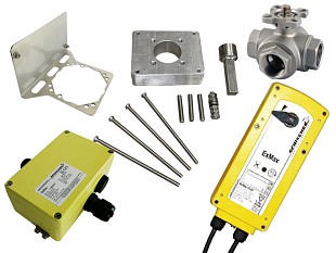 Schischek EXMAX-15.30 Einheit und Dreiwege-Kugelhahn T-KV904.32 (SCH32.103)