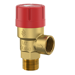Sicherheitsventil Flamco Prescor 1/2" AG x 1/2", 3 bar (27675)