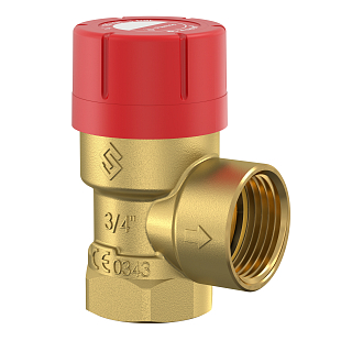 Sicherheitsventil Flamco Prescor 3/4" x 3/4", 2 bar (28280)