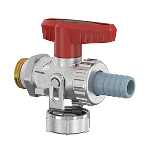 Flamco KFE-KH Ablasshahn 1/2" mit Schlauchanschluss (F10638)