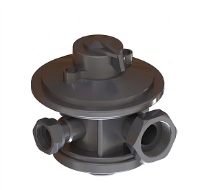 Industrieller Erdgas-Druckregler FISHER B 25, 3/4" / 1 1/4", Eckausführung (44022200)
