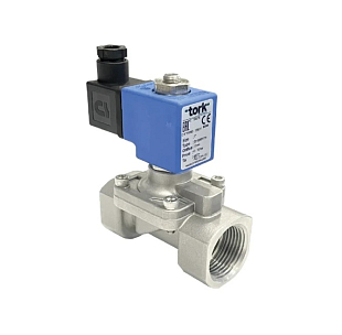 Edelstahl-Magnetventil Tork T-GSZ104 3/4" 24 V DC NC EPDM (SS1000.04.170E.24VDC)