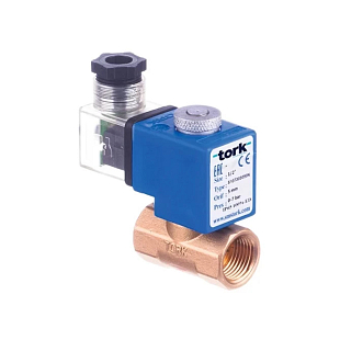 Magnetventil für Dampf Tork T-BT202.3 3/8" ohne Spule NC (S2073.02.030V)