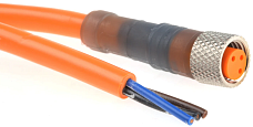 Kabelsteckdose Dinel ELKA KV 3308 3-polig 2 m (RKMV3-06/2M)